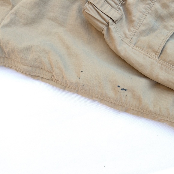 y2k cargo grunge north face khaki hiking pants with cargo style pockets - Picture 4 of 9